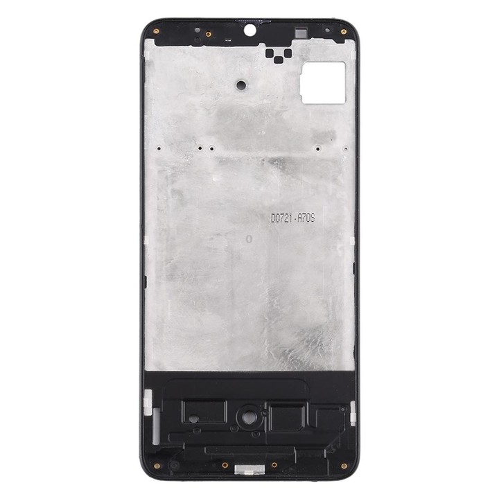 For Samsung Galaxy A70s Front Housing LCD Frame Bezel Plate (Black)