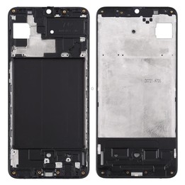 For Samsung Galaxy A70s Front Housing LCD Frame Bezel Plate (Black)