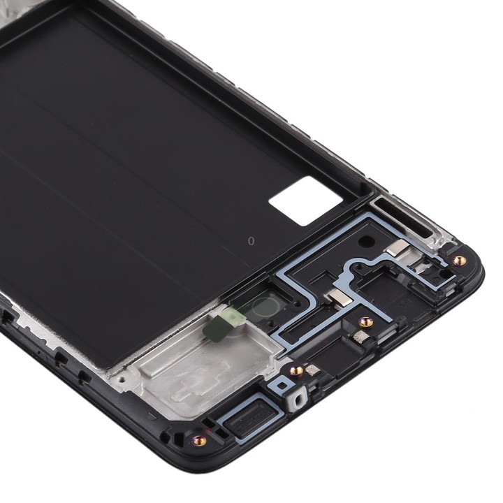 For Samsung Galaxy A51 Front Housing LCD Frame Bezel Plate (Black)