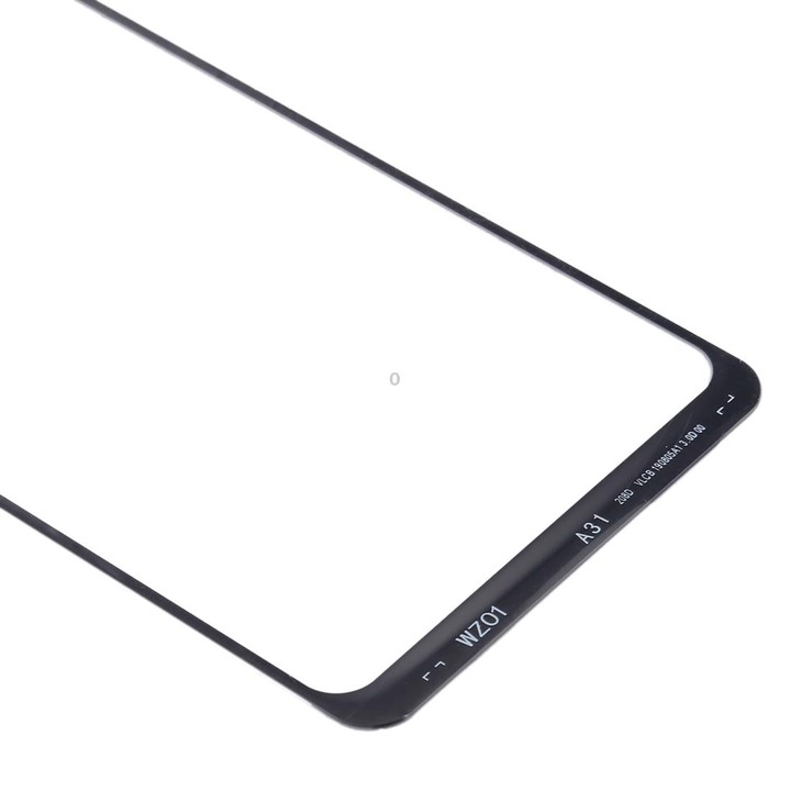 For Samsung Galaxy A31 Front Screen Outer Glass Lens (Black)