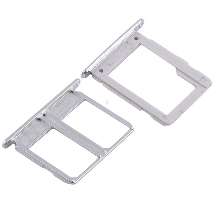 For Galaxy A9100 / A9 (2016) 2 SIM Card Tray + Micro SD Card Tray (White)