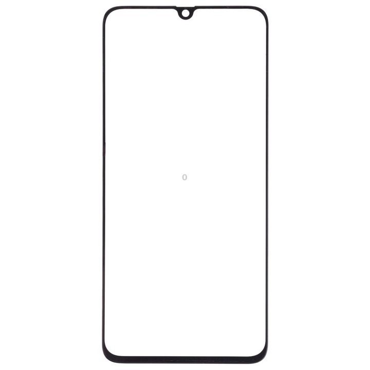 For Galaxy A70 Front Screen Outer Glass Lens (Black)