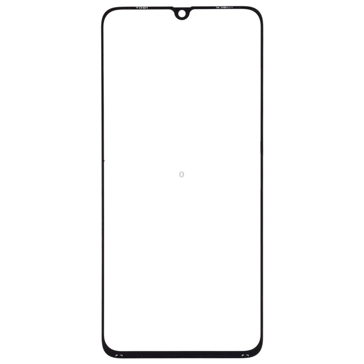 For Galaxy A70 Front Screen Outer Glass Lens (Black)