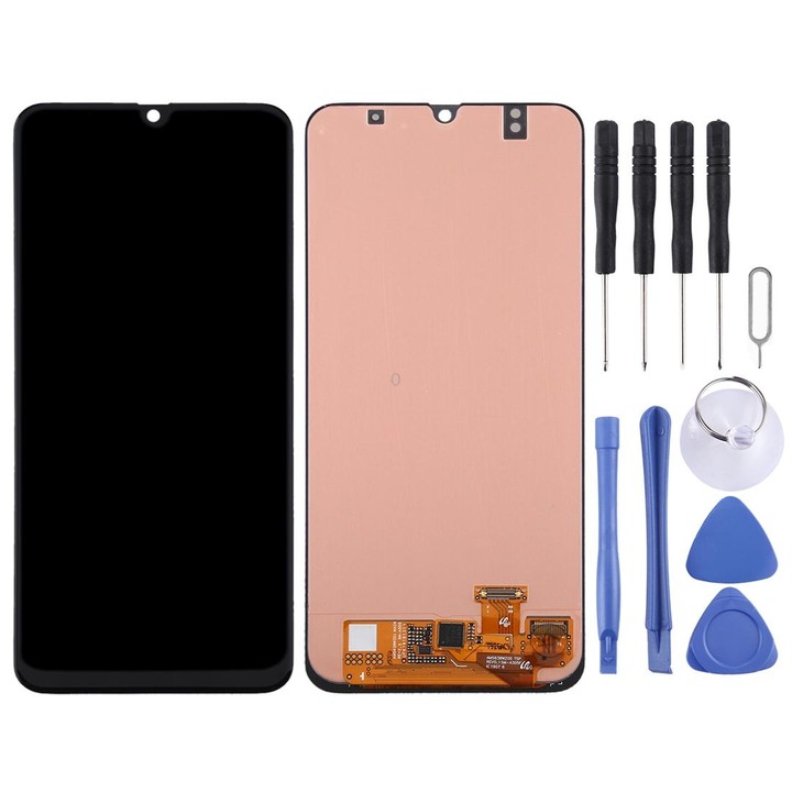 Original Super AMOLED LCD Screen for Galaxy A30 with Digitizer Full Assembly (Black)