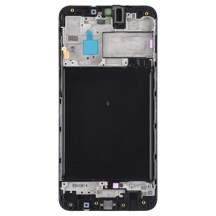 For Galaxy A10 Front Housing LCD Frame Bezel Plate (Black)