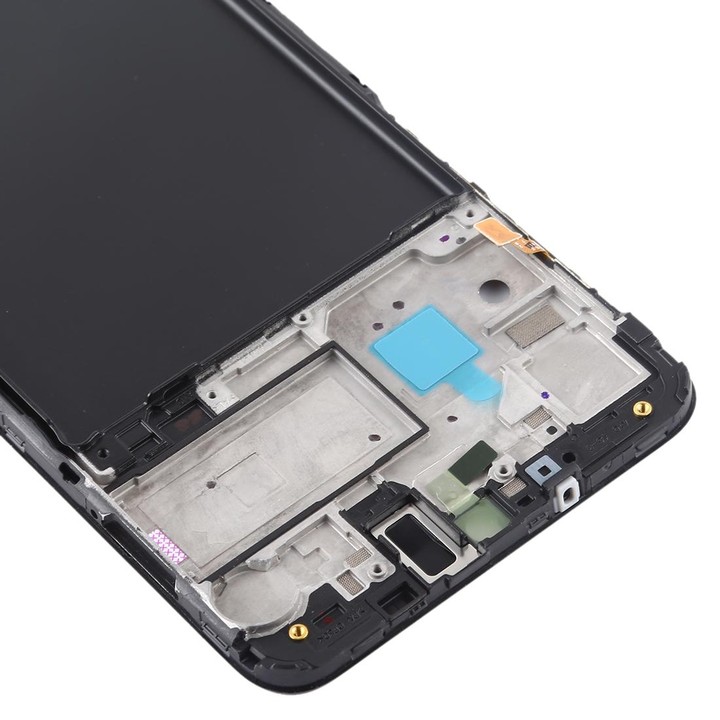 For Galaxy A10 Front Housing LCD Frame Bezel Plate (Black)