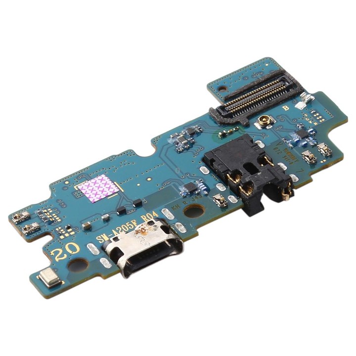 For Galaxy A20 SM-A205F Original Charging Port Board