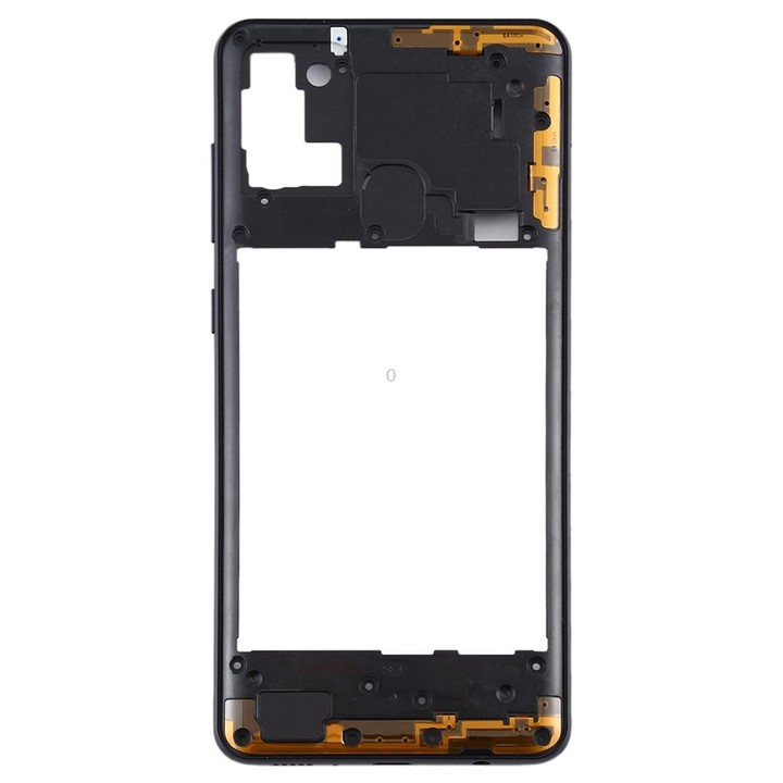 For Samsung Galaxy A21s Middle Frame Bezel Plate (Black)