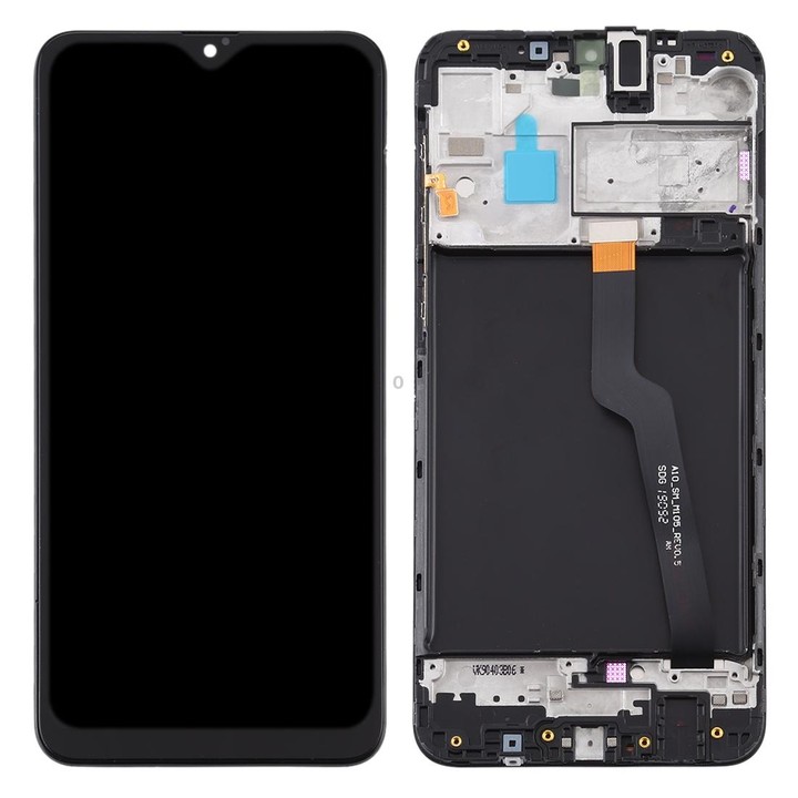 OEM LCD Screen for Samsung Galaxy A10 / SM-A105F (Single Card Version) Digitizer Full Assembly with Frame (Black)