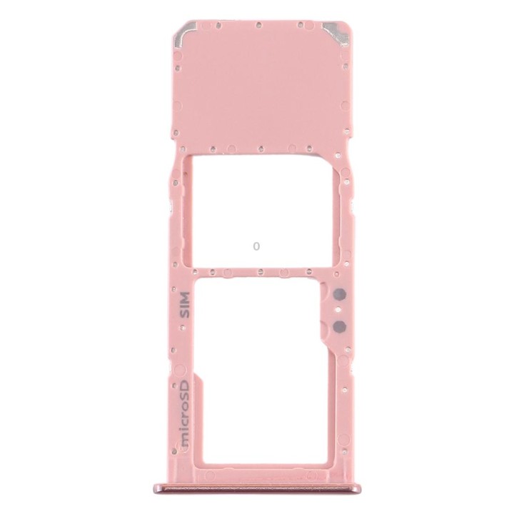 For Samsung Galaxy A51 SIM Card Tray + Micro SD Card Tray (Pink)