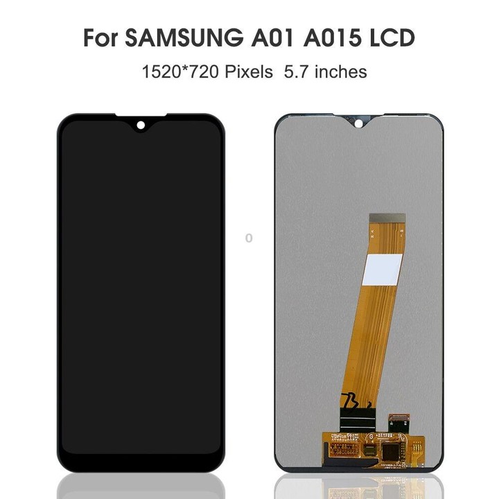 Original PLS TFT LCD Screen (Flex Cable Wide) for Samsung Galaxy A01 SM-A015M(Black)