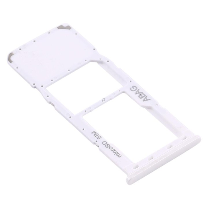 For Samsung Galaxy A21s SIM Card Tray + Micro SD Card Tray (White)