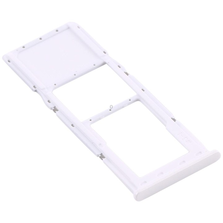 For Samsung Galaxy A21s SIM Card Tray + Micro SD Card Tray (White)