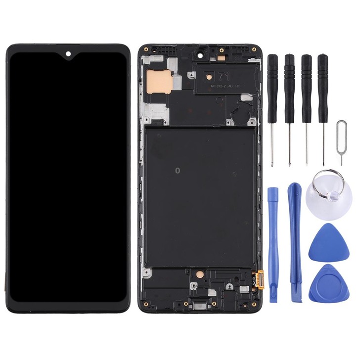 TFT Material LCD Screen and Digitizer Full Assembly With Frame (Not Supporting Fingerprint Identification) for Samsung Galaxy A7
