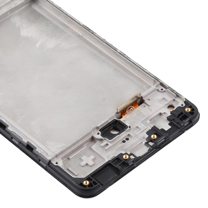 TFT LCD Screen for Samsung Galaxy A31 / SM-A315 Digitizer Full Assembly with Frame (Black)