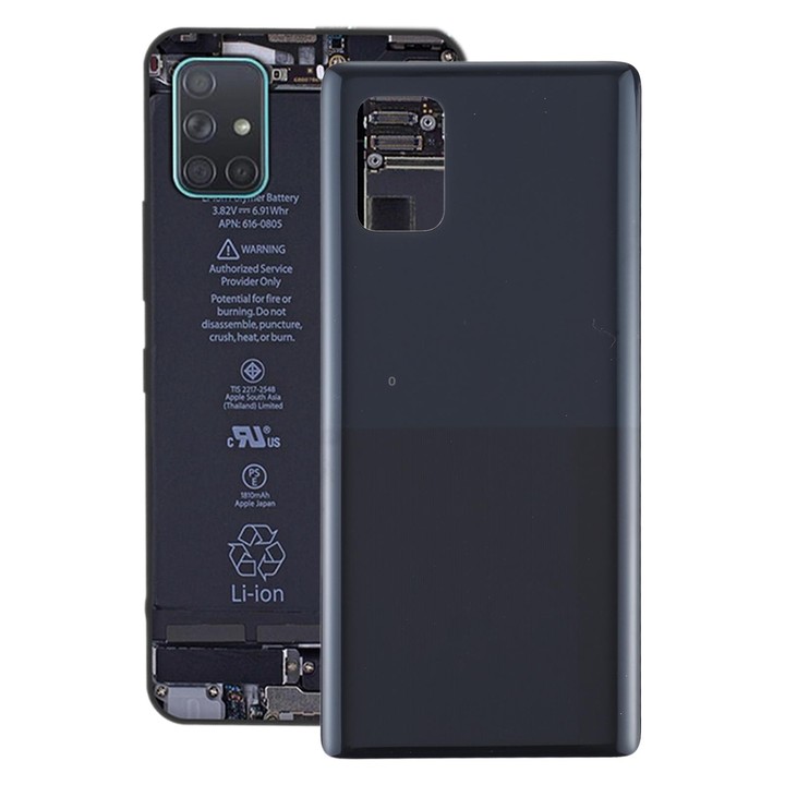 For Samsung Galaxy A51 5G SM-A516 Battery Back Cover (Black)