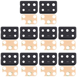 For Samsung Galaxy A31 10pcs Camera Lens Cover (Black)