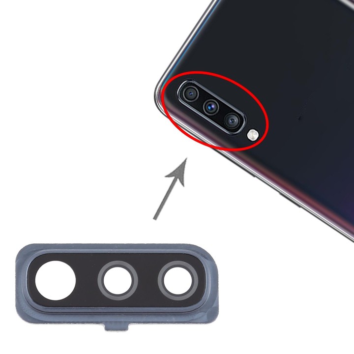 For Samsung Galaxy A70 10pcs Camera Lens Cover (Black)