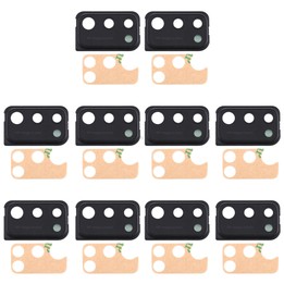 For Samsung Galaxy A41 10pcs Camera Lens Cover (Black)