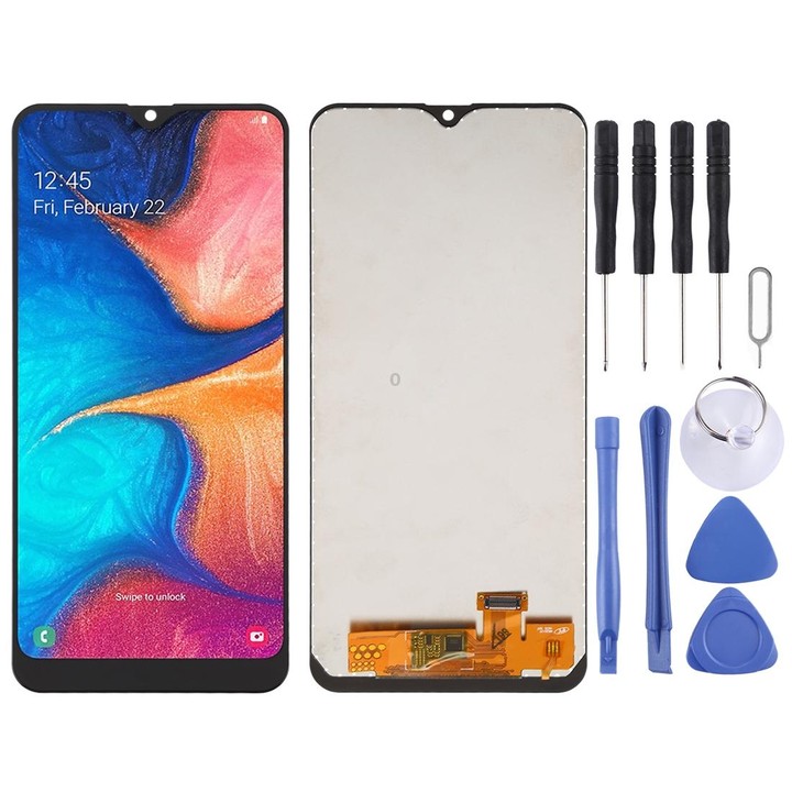 incell LCD Screen and Digitizer Full Assembly for Galaxy A20 A205F/DS, A205FN/DS, A205U, A205GN/DS, A205YN, A205G/DS, A205W (Bla
