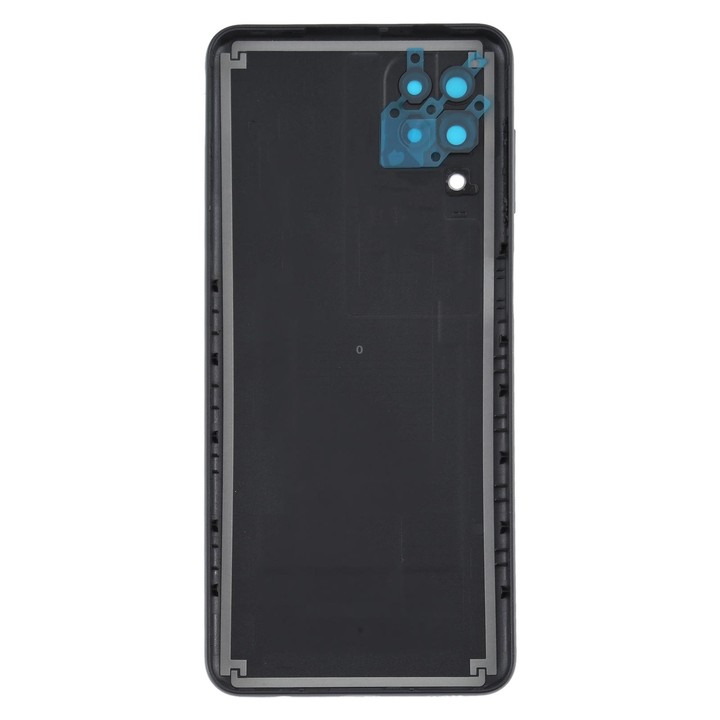 For Samsung Galaxy A12 Battery Back Cover (Black)