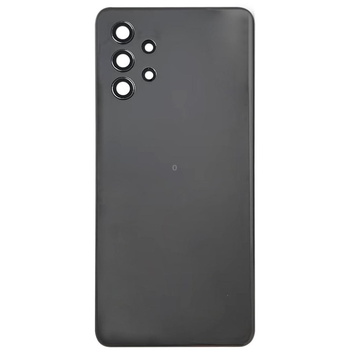 For Samsung Galaxy A32 4G Battery Back Cover with Camera Lens Frame (Black)
