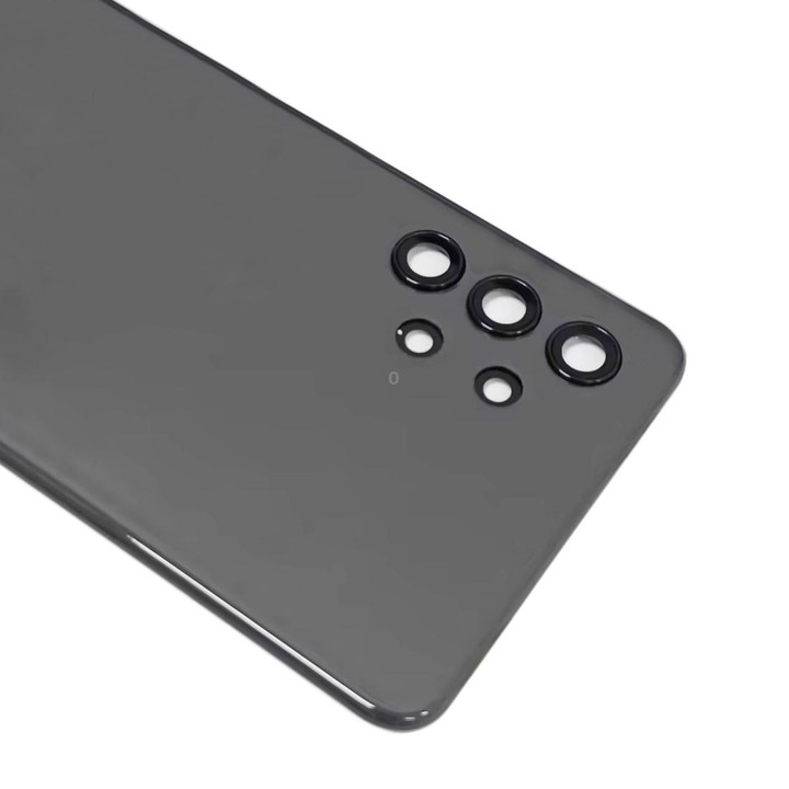 For Samsung Galaxy A32 4G Battery Back Cover with Camera Lens Frame (Black)