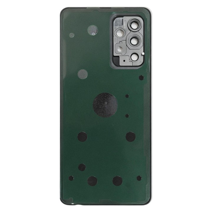 For Samsung Galaxy A52 5G / A52 4G Battery Back Cover with Camera Lens Frame (Black)