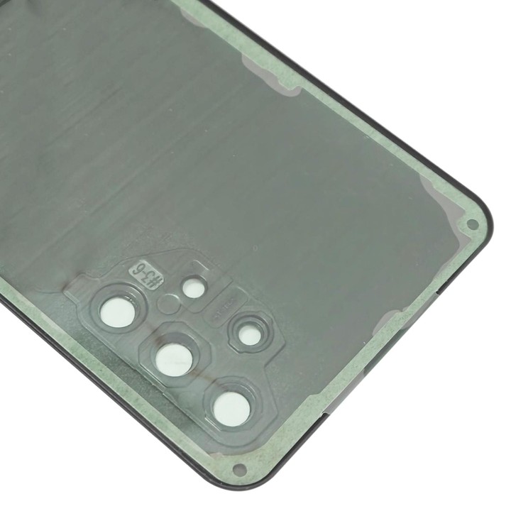 For Samsung Galaxy A32 5G Battery Back Cover with Camera Lens Frame(Black)