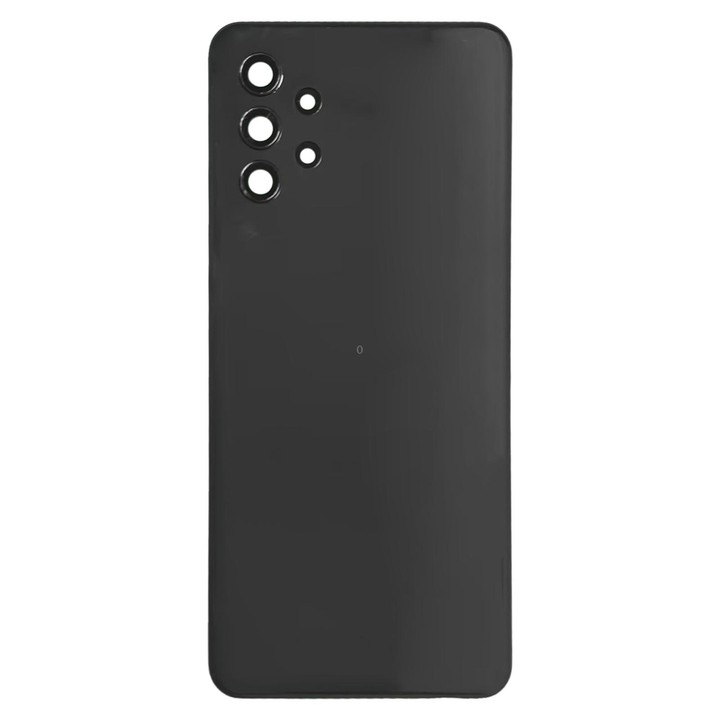 For Samsung Galaxy A32 5G Battery Back Cover with Camera Lens Frame(Black)