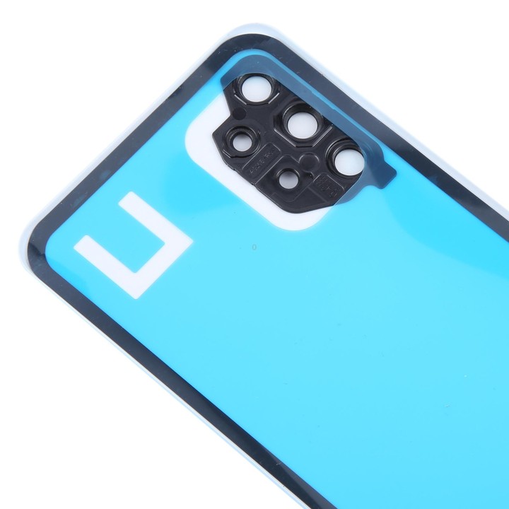 For Samsung Galaxy A32 5G Battery Back Cover with Camera Lens Frame(Blue)