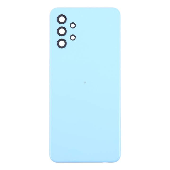 For Samsung Galaxy A32 5G Battery Back Cover with Camera Lens Frame(Blue)