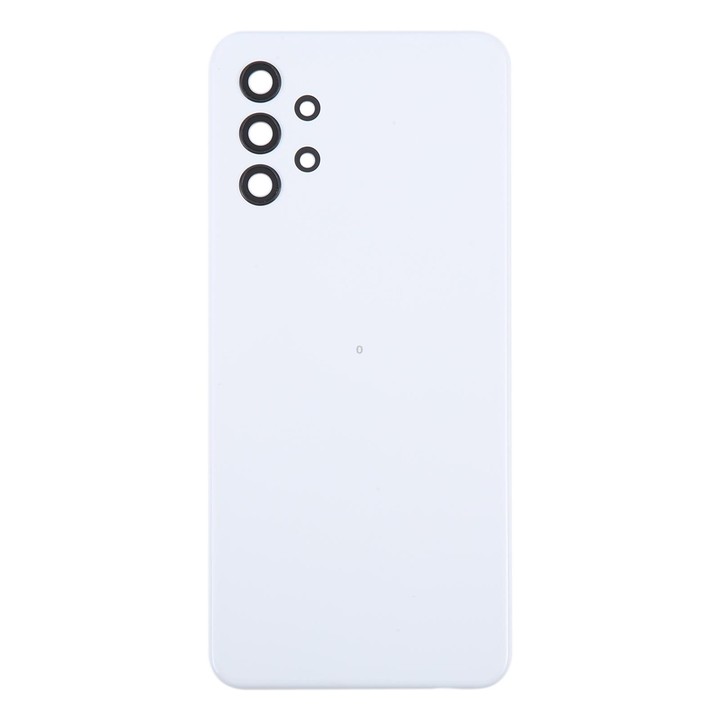 For Samsung Galaxy A32 5G Battery Back Cover with Camera Lens Frame(White)