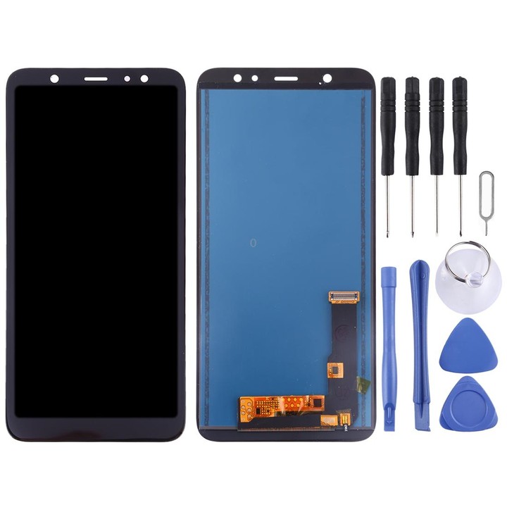 TFT LCD Screen for Galaxy A6+ (2018) With Digitizer Full Assembly (Black)