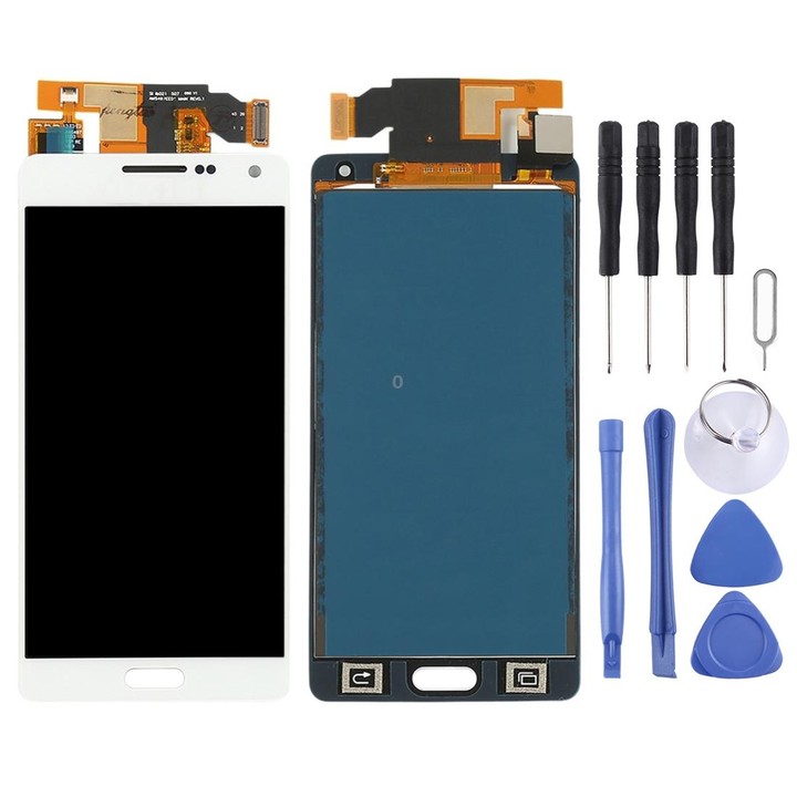 TFT LCD Screen for Galaxy A5, A500F, A500FU, A500M, A500Y, A500YZ With Digitizer Full Assembly (White)