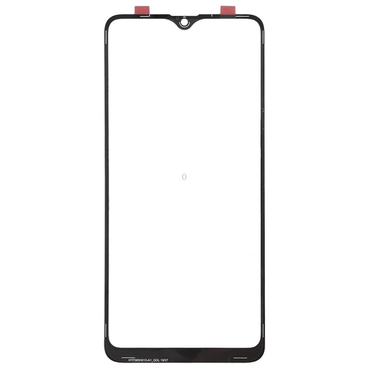 For Samsung Galaxy A20s 10pcs Front Screen Outer Glass Lens (Black)