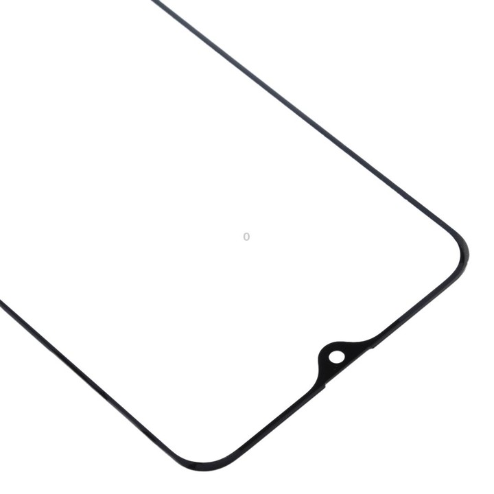 For Samsung Galaxy A30s 10pcs Front Screen Outer Glass Lens (Black)