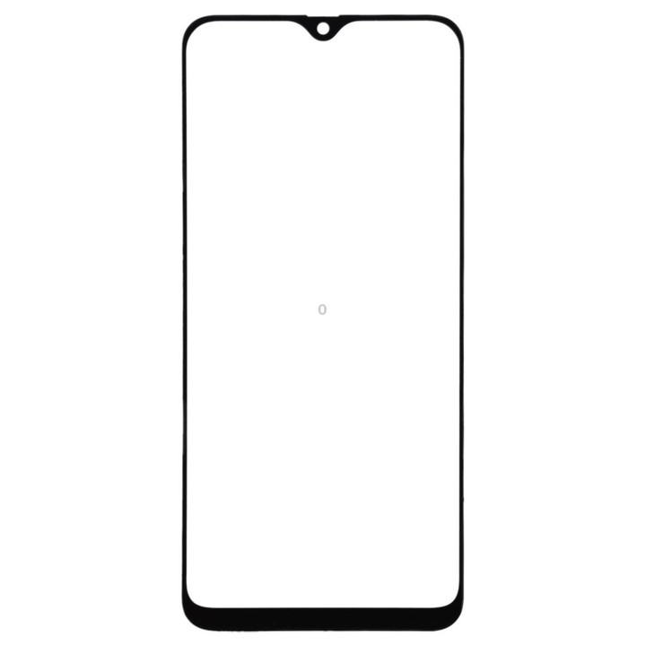For Samsung Galaxy A40s 10pcs Front Screen Outer Glass Lens (Black)