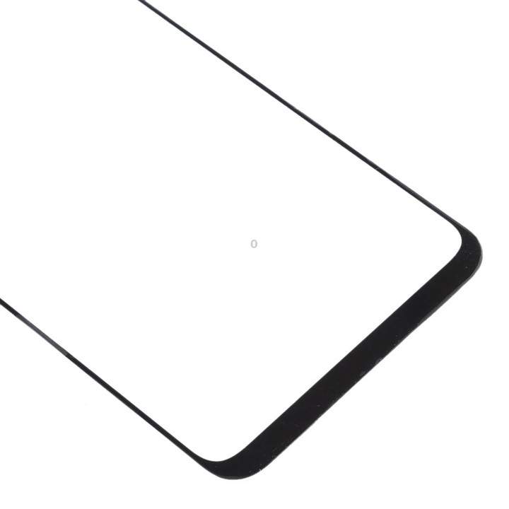 For Samsung Galaxy A40s 10pcs Front Screen Outer Glass Lens (Black)