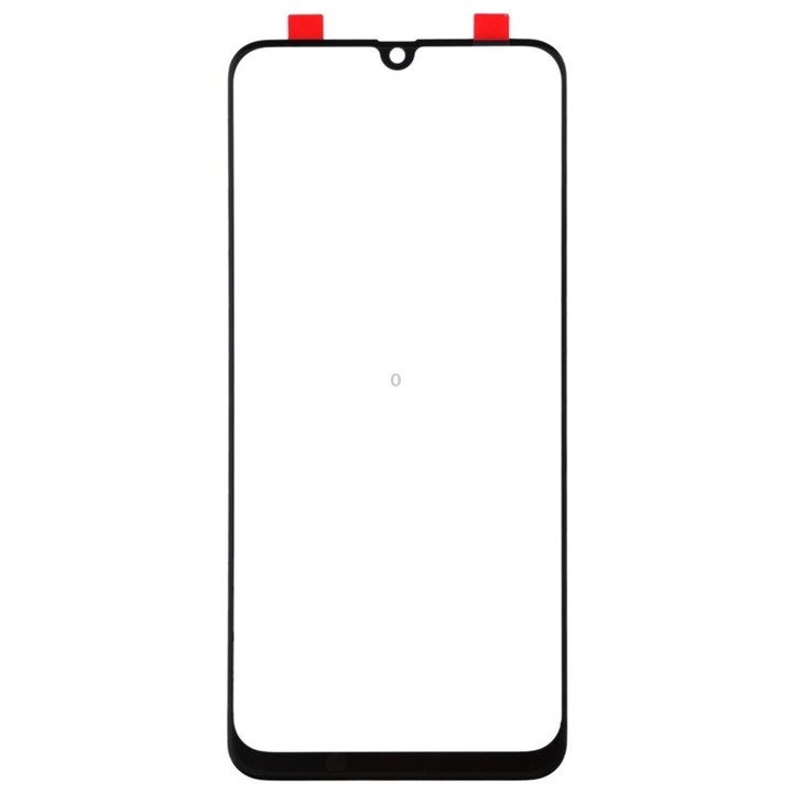For Samsung Galaxy A50s 10pcs Front Screen Outer Glass Lens (Black)