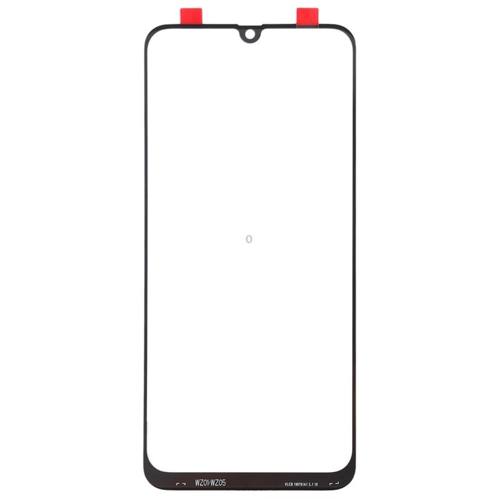 For Samsung Galaxy A50s 10pcs Front Screen Outer Glass Lens (Black)