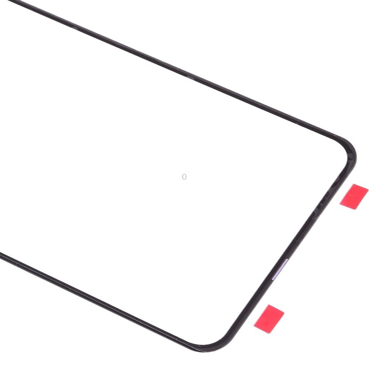 For Samsung Galaxy A60 10pcs Front Screen Outer Glass Lens (Black)