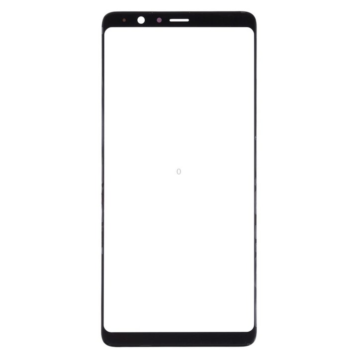 For Samsung Galaxy A8 Star / A9 Star 10pcs Front Screen Outer Glass Lens (Black)