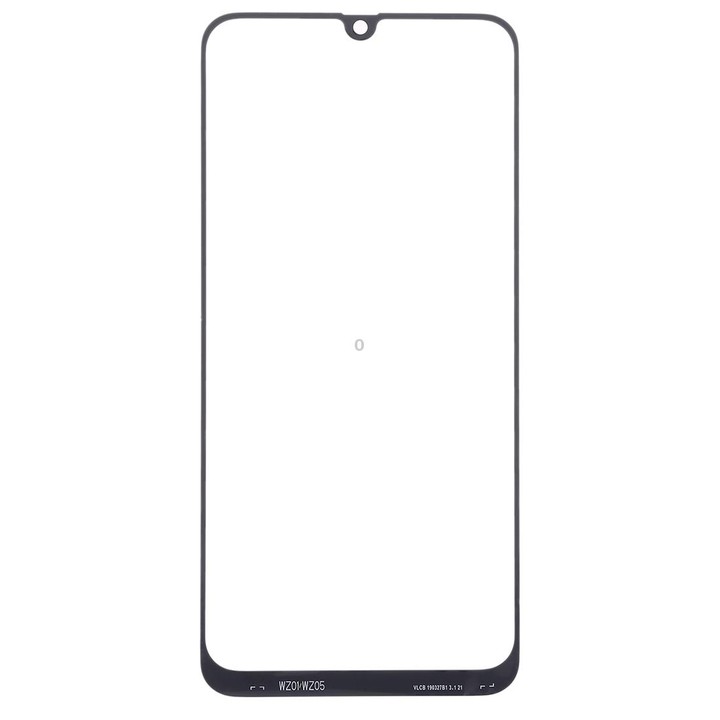 For Samsung Galaxy A50 / A30 / M30 / A4S 10pcs Front Screen Outer Glass Lens (Black)