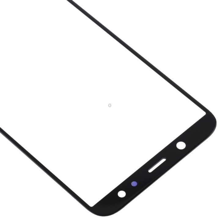For Samsung Galaxy A6 (2018) 10pcs Front Screen Outer Glass Lens (Black)