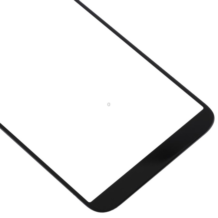 For Samsung Galaxy A6 (2018) 10pcs Front Screen Outer Glass Lens (Black)