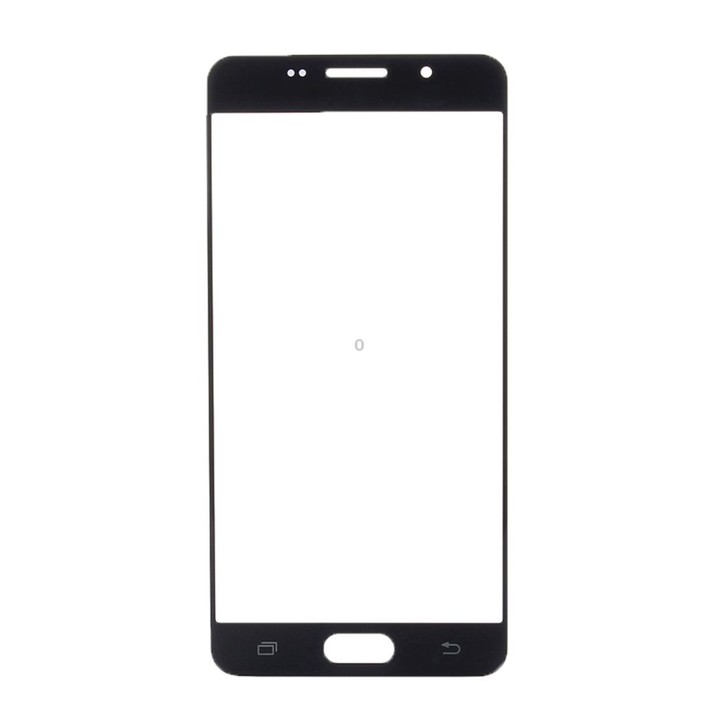 For Samsung Galaxy A5 (2016) / A510 10pcs Front Screen Outer Glass Lens (Black)