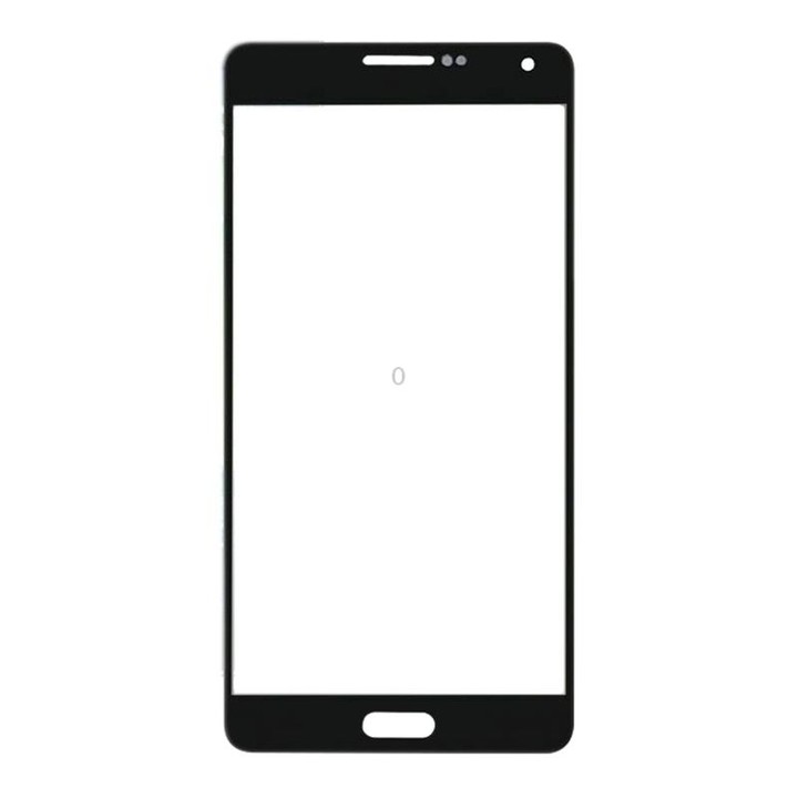 For Samsung Galaxy A7 (2015) 10pcs Front Screen Outer Glass Lens (Black)