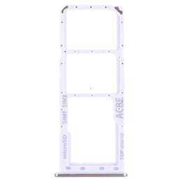 For Samsung Galaxy A32 SM-A325 SIM Card Tray + SIM Card Tray + Micro SD Card Tray (Purple)