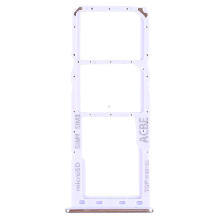 For Samsung Galaxy A32 SM-A325 SIM Card Tray + SIM Card Tray + Micro SD Card Tray (Purple)